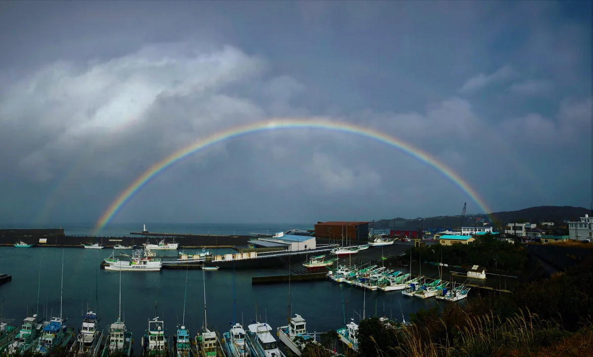 投稿写真：朝の虹