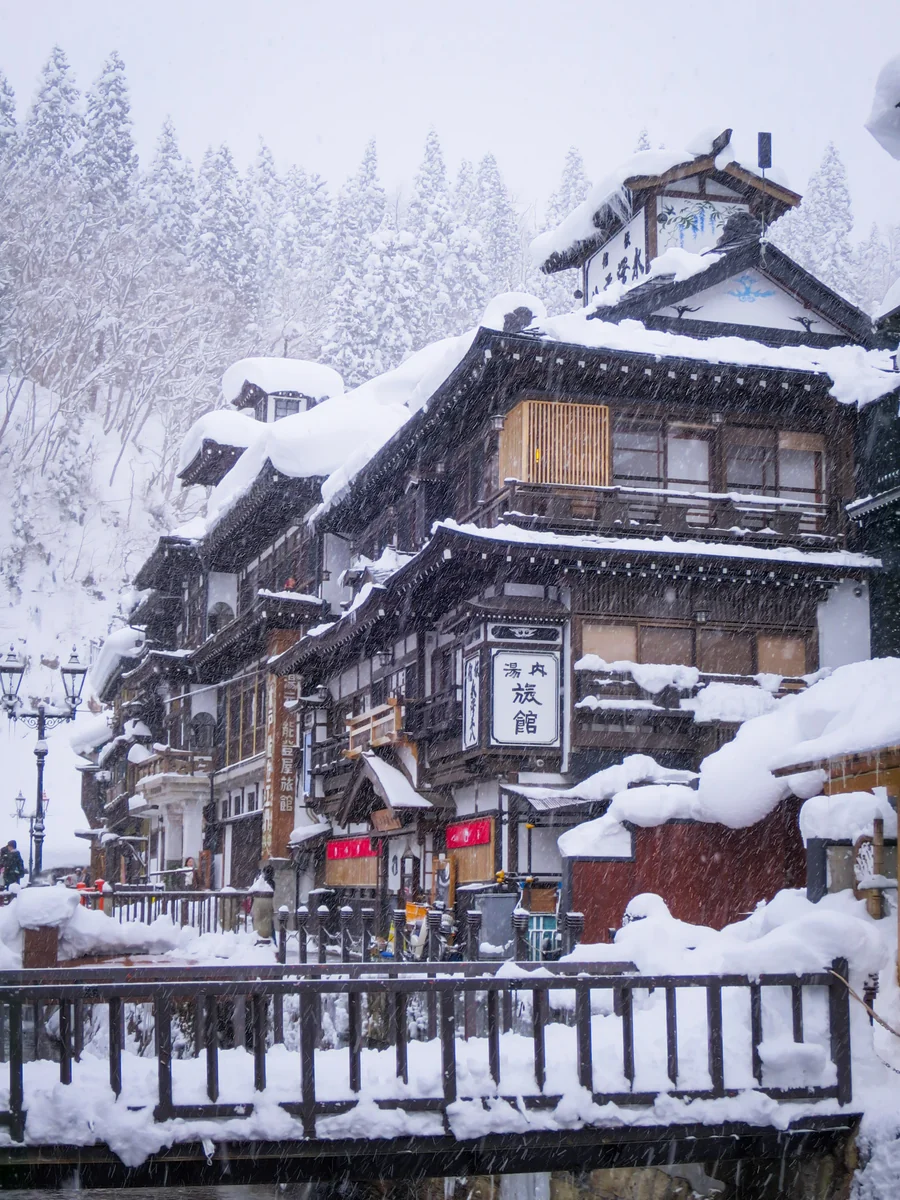 投稿写真：雪の銀山温泉