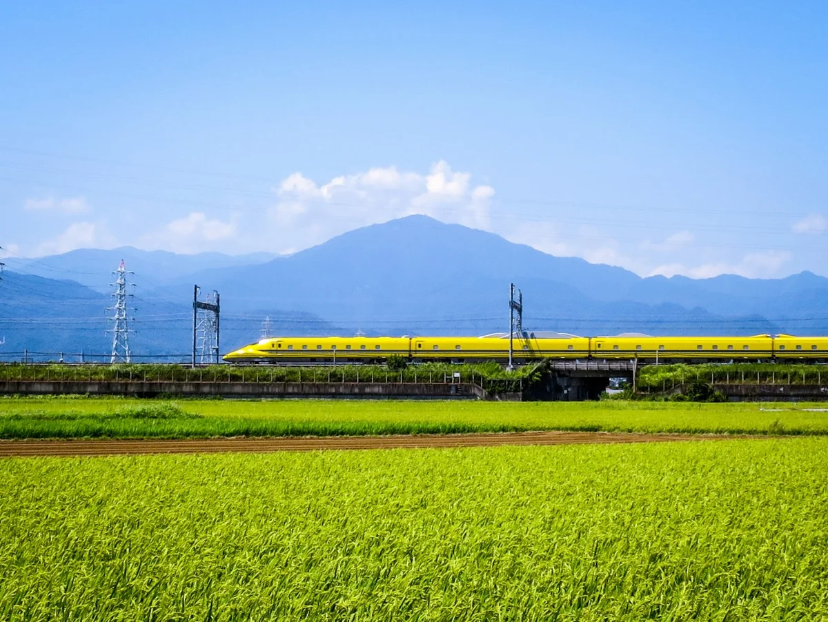 投稿写真：ドクターイエローと大山