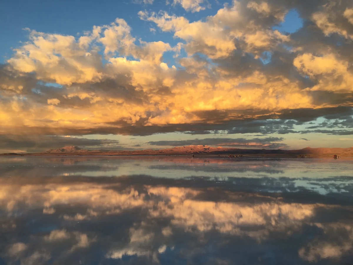 投稿写真：ウユニ塩湖の夕日