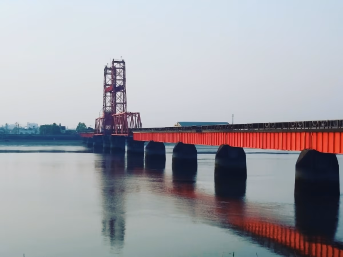 投稿写真：昇開橋 佐賀側より大川側を望む