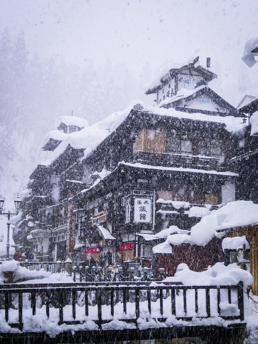 投稿写真：雪の銀山温泉