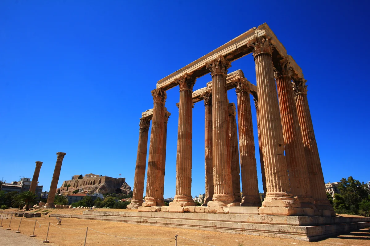 投稿写真：ゼウス神殿からパルテノン神殿を望む