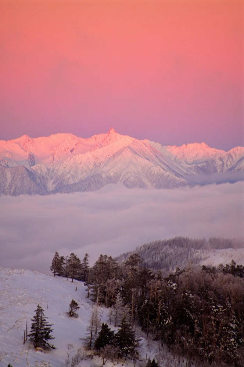 投稿写真：北アルプスの夜明け