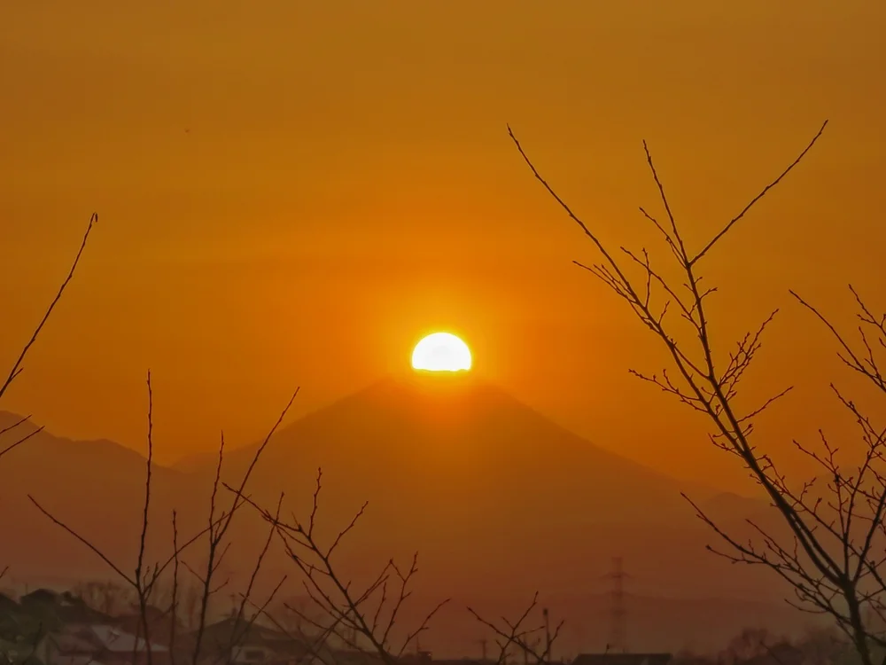 投稿写真：ダイヤモンド富士