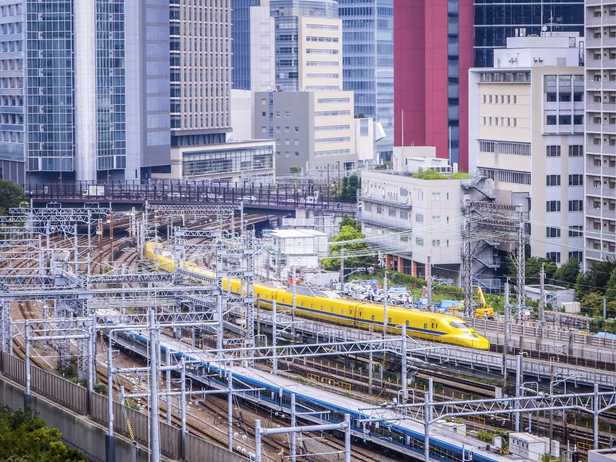 投稿写真：都心のドクターイエロー