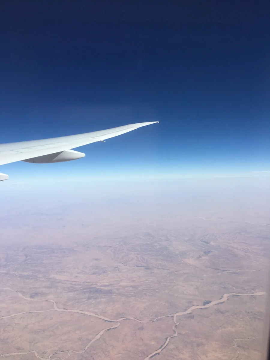 投稿写真：帰りの飛行機から