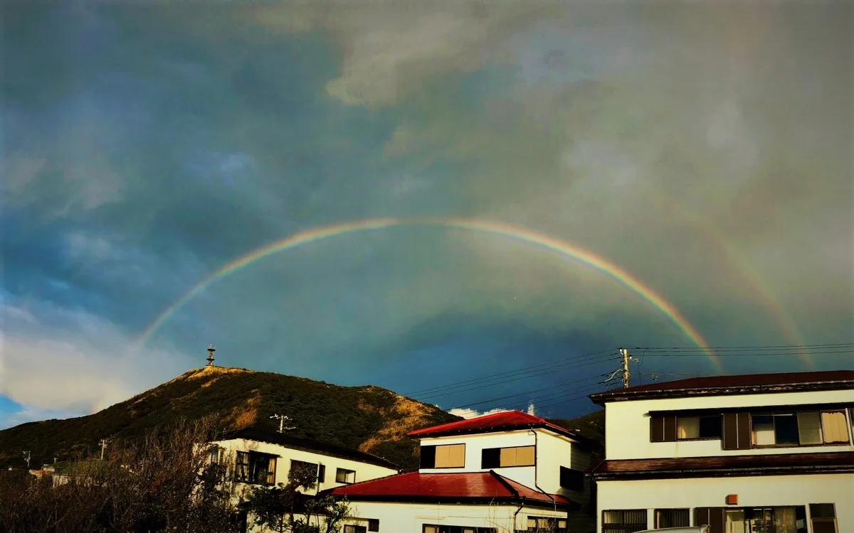 投稿写真：ダブルレインボーなりかけ