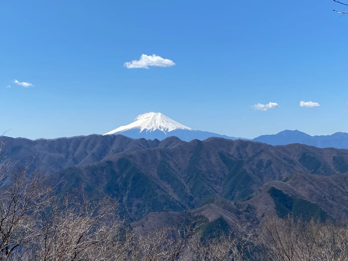 投稿写真：槇寄山頂上から見た富士山