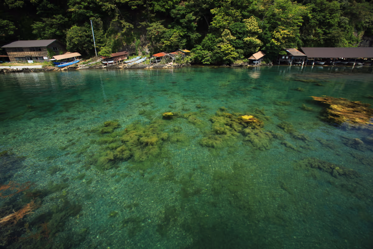 投稿写真：エメラルドグリーンの海
