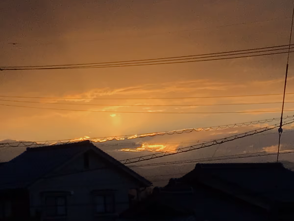 投稿写真：朝日