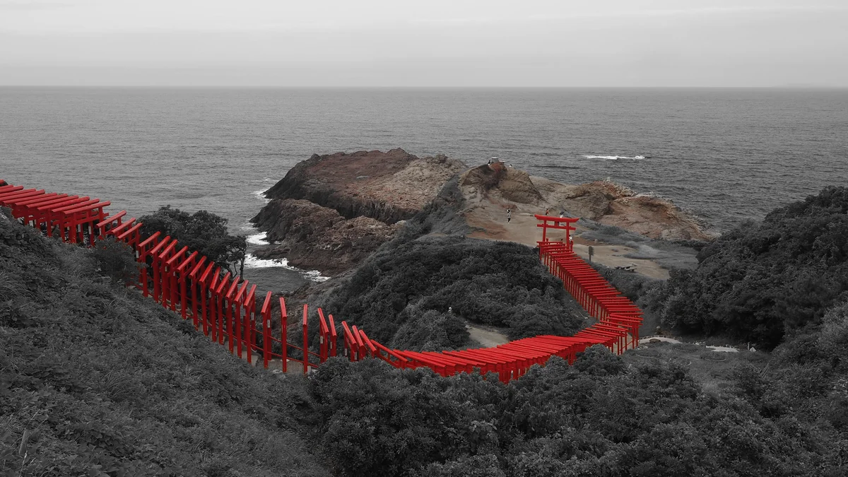 投稿写真：海辺の鳥居