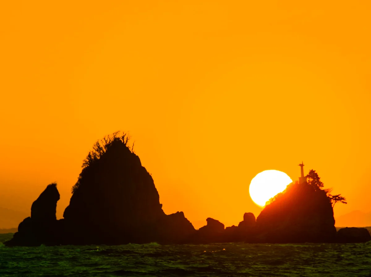 投稿写真：夕陽に染め上げる