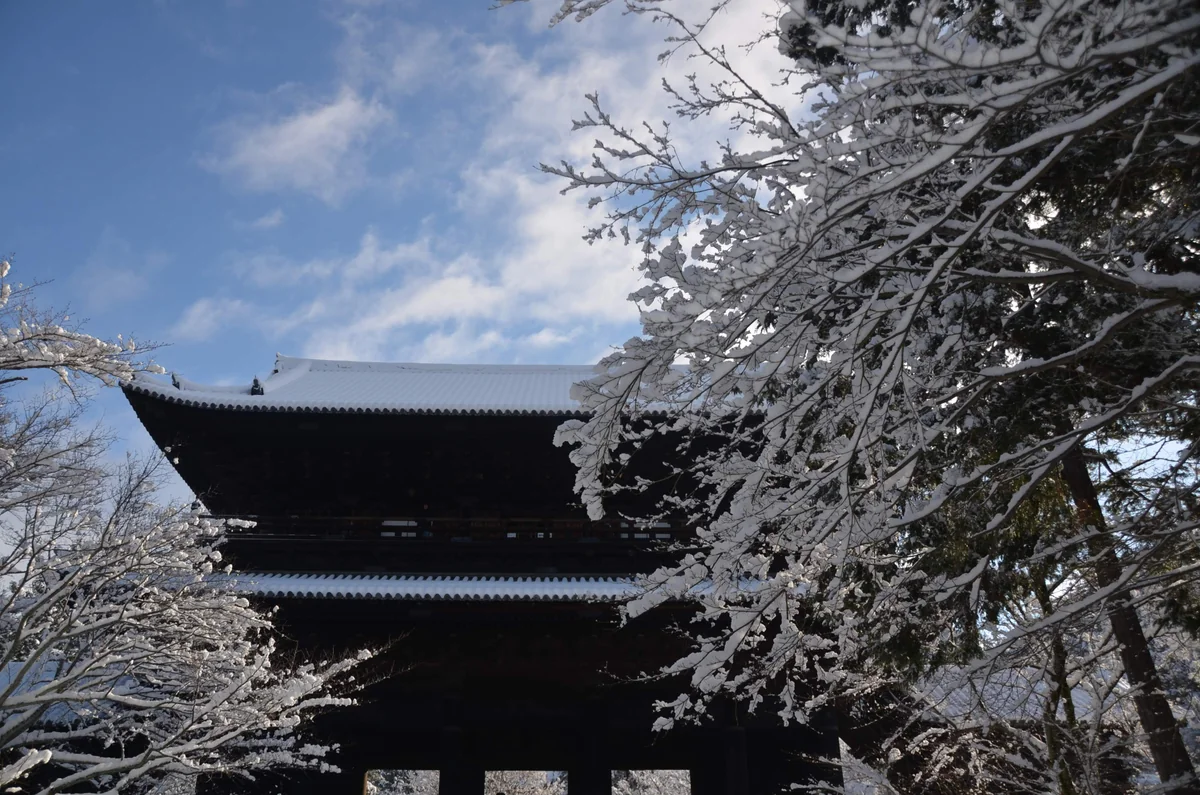 投稿写真：南禅寺　雪の三門