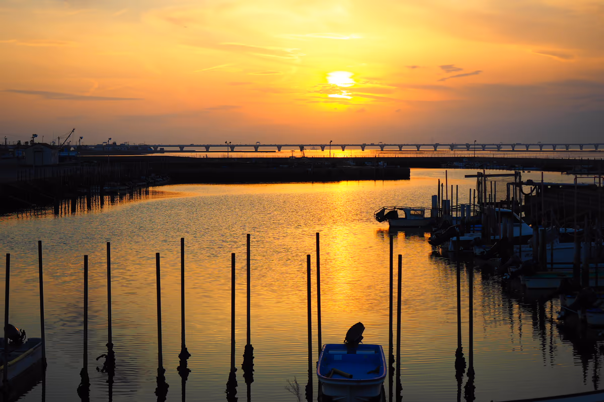 投稿写真：牛込海岸　夕日