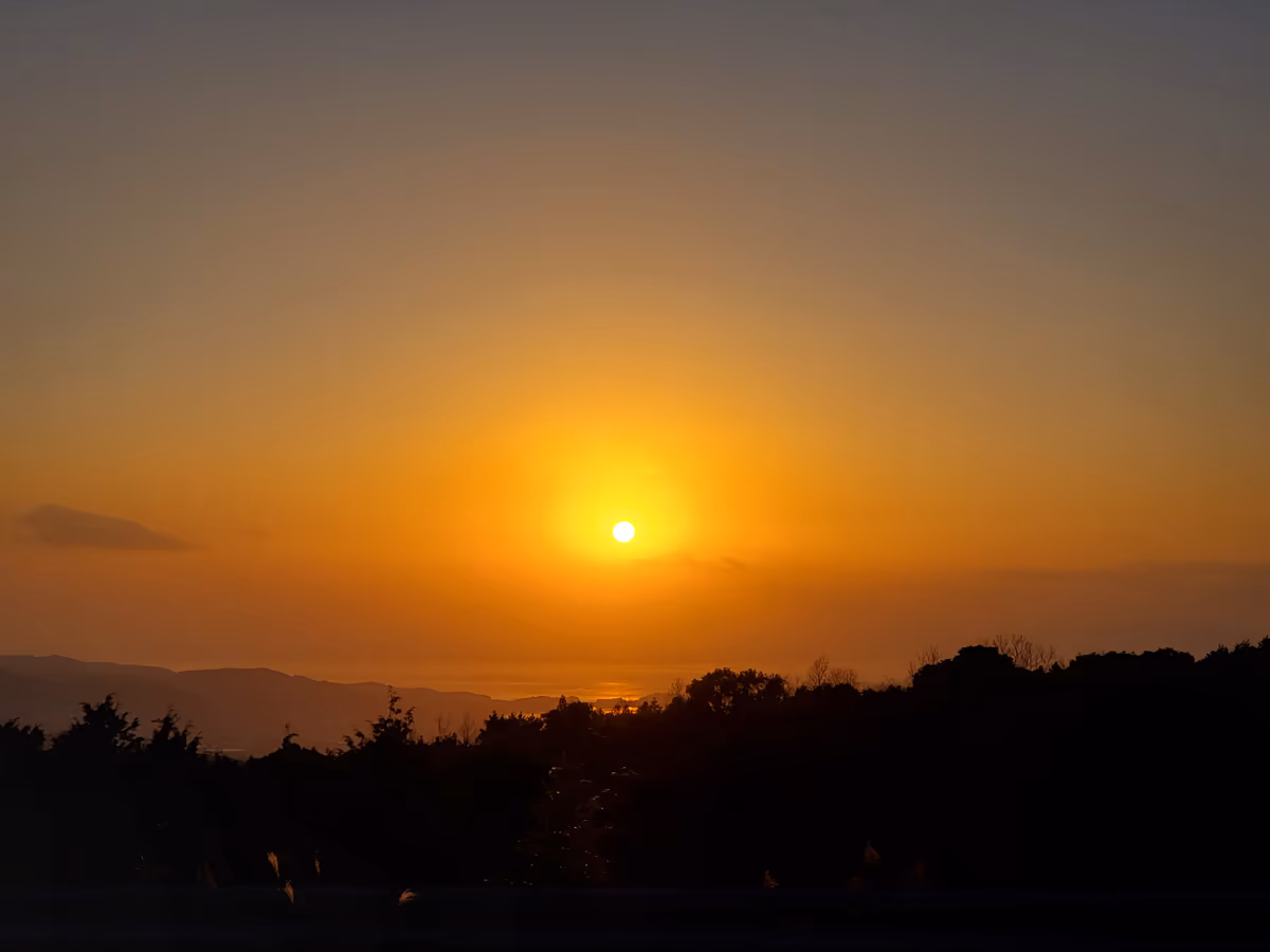 投稿写真：オレンジジェラートな夕日