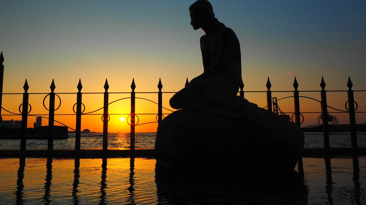 投稿写真：マーメイドと夕日