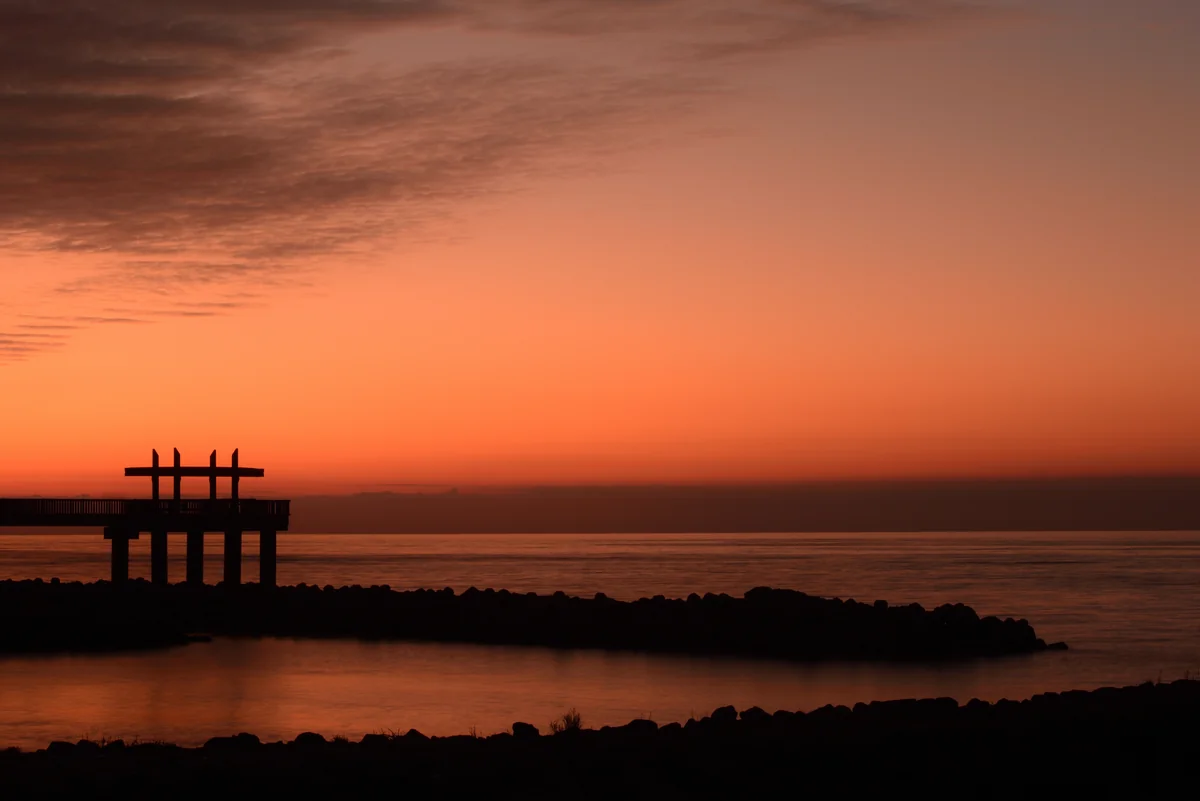投稿写真：茜に染まり・・・