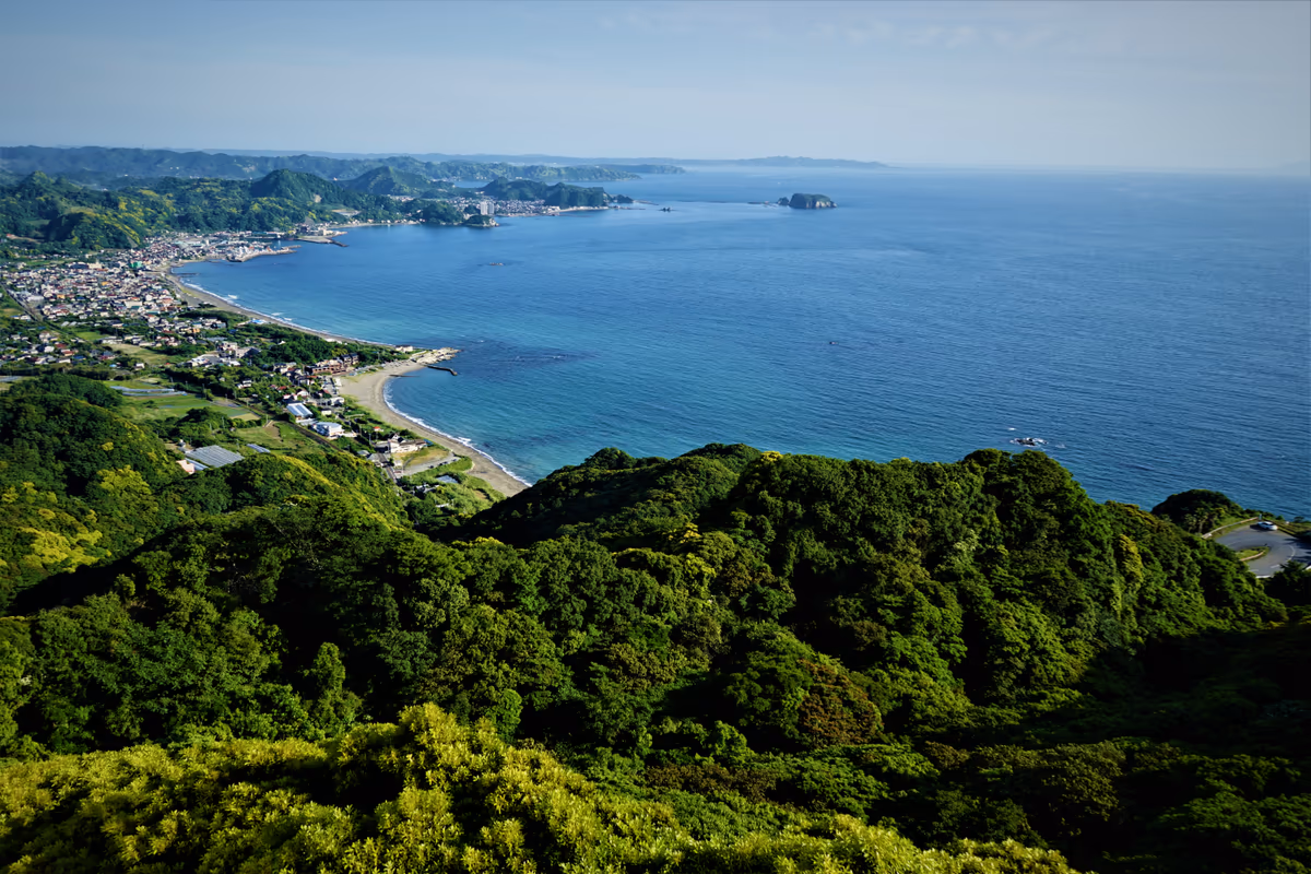 投稿写真：のこぎり山の展望台から（千葉）