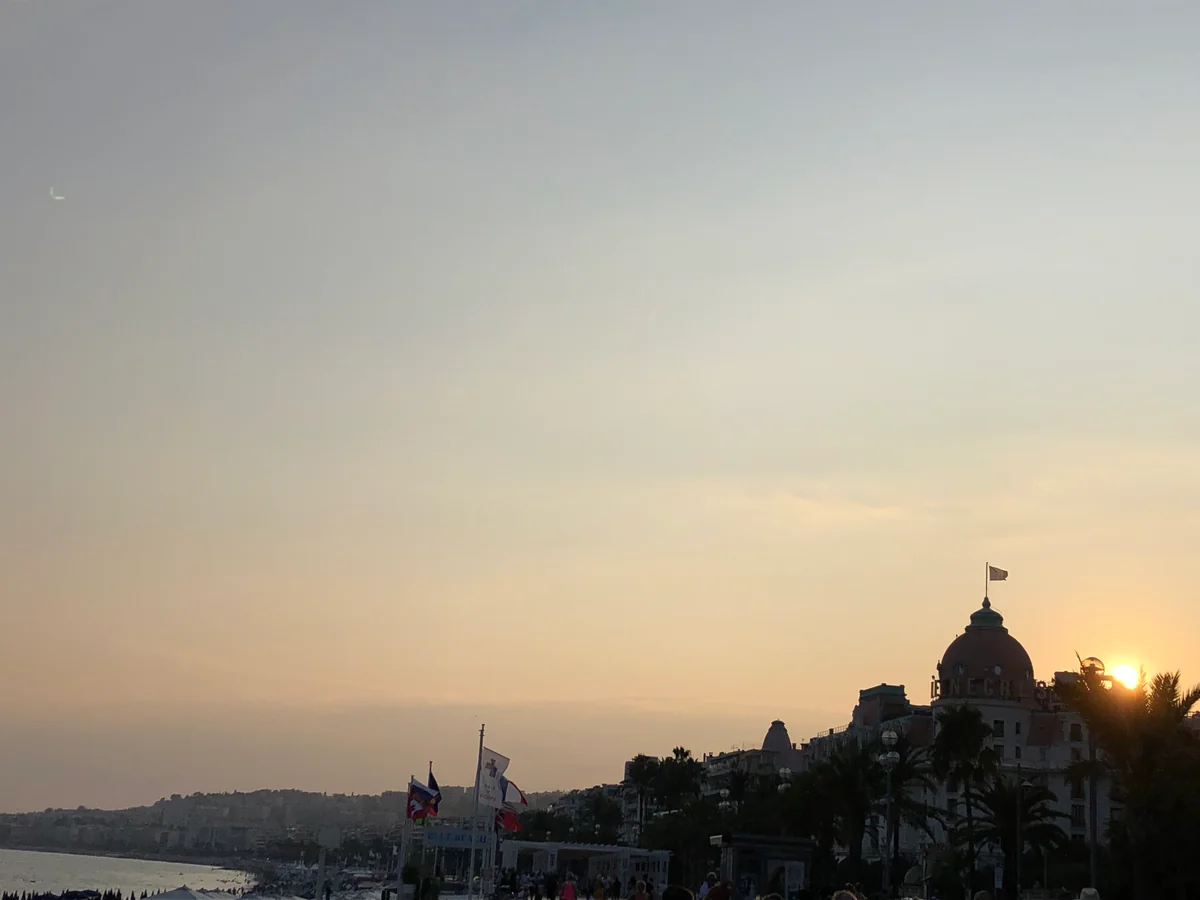 投稿写真：プロムナード・デ・ザングレの夕日