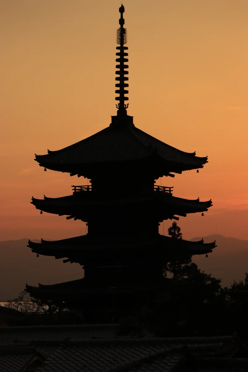 投稿写真：法観寺八坂の塔の夕景