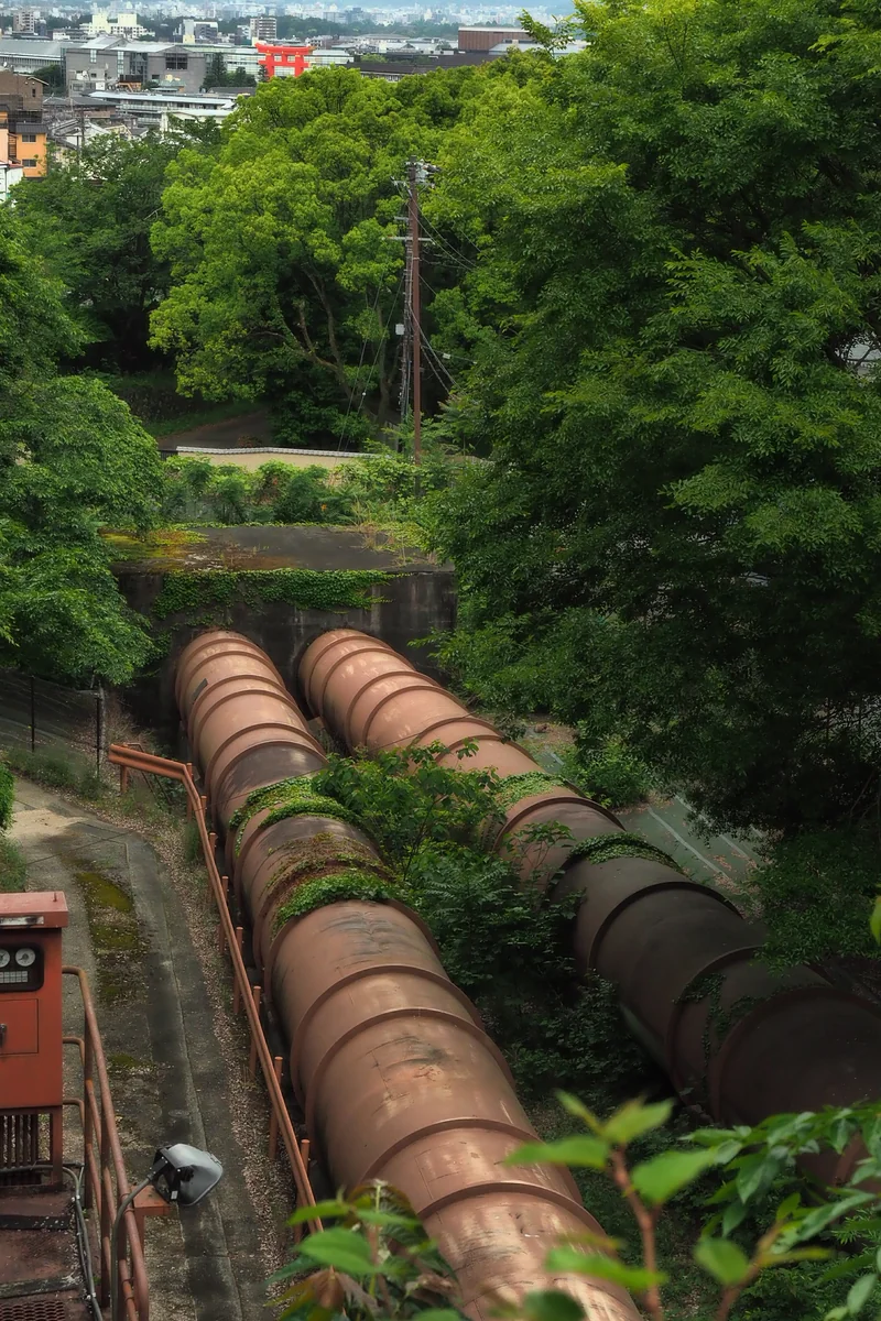 投稿写真：蹴上発電所の巨大な鋼管