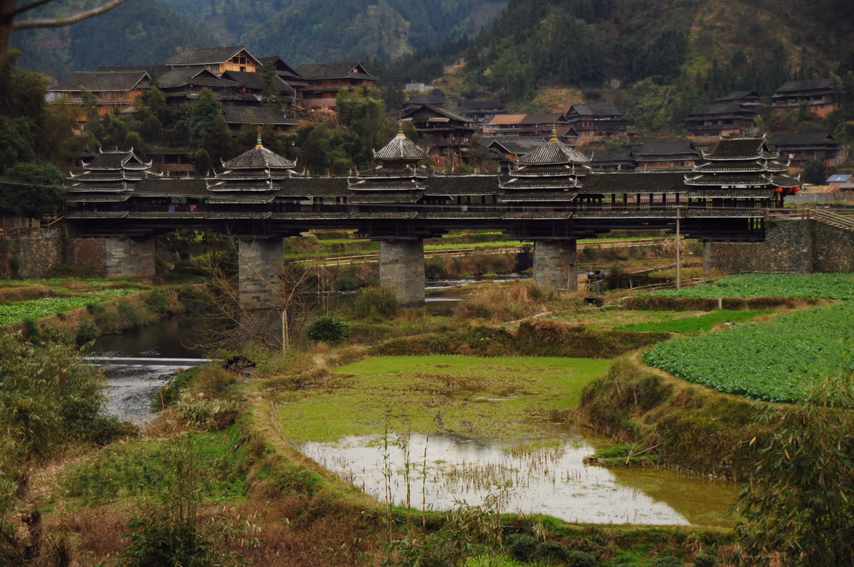 投稿写真：広西省程陽永済橋