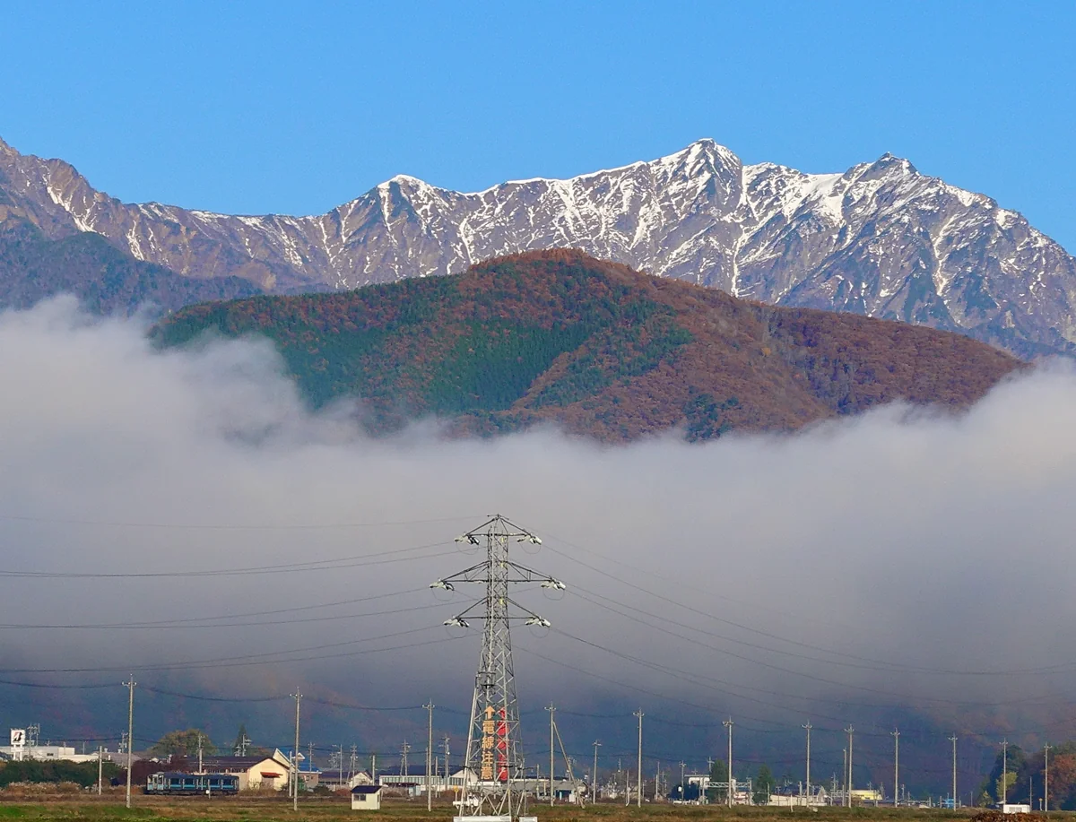 投稿写真：冠雪の北アルプス鹿島槍ヶ岳