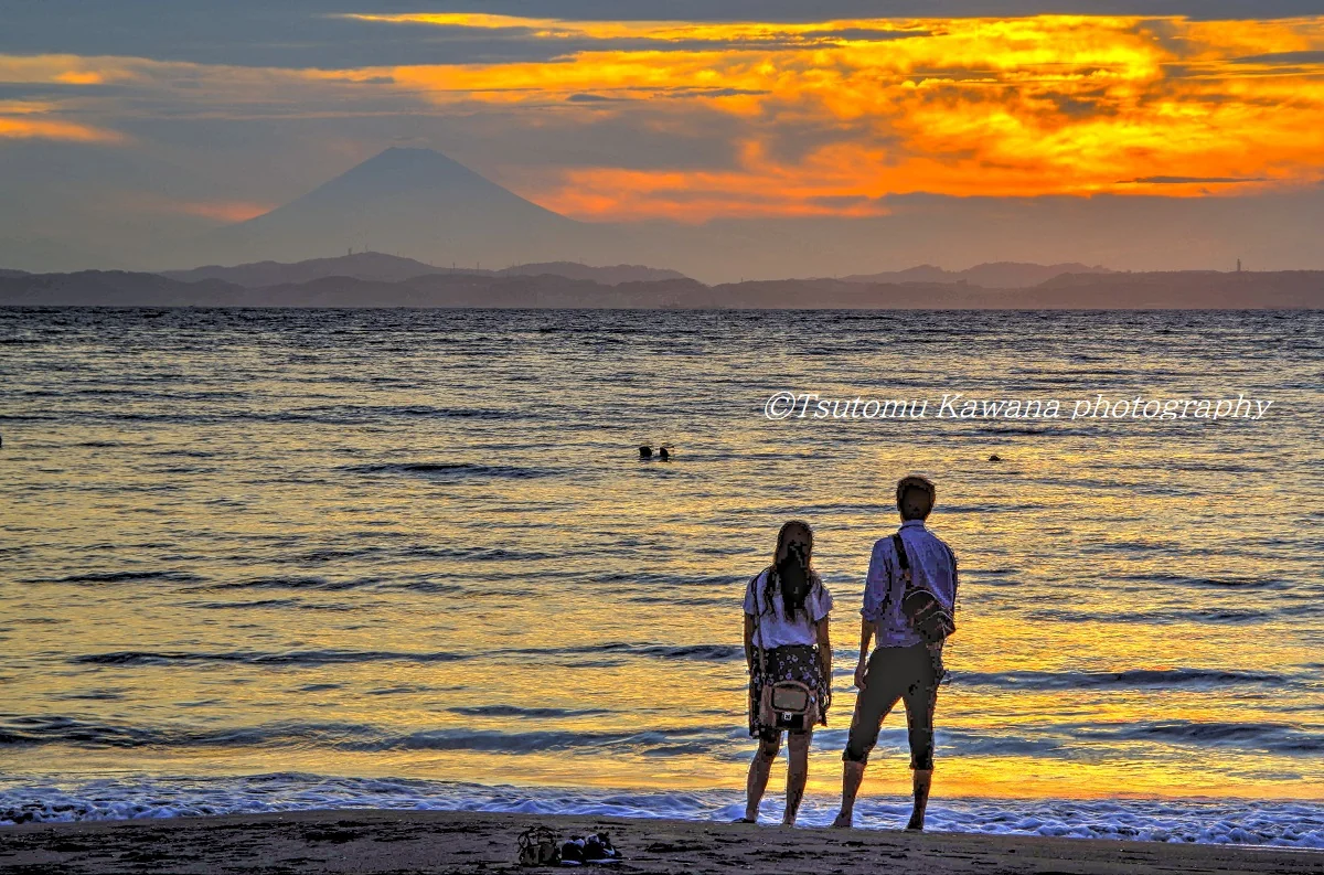 投稿写真：晩夏の渚に愛を誓う～♬（かな？）