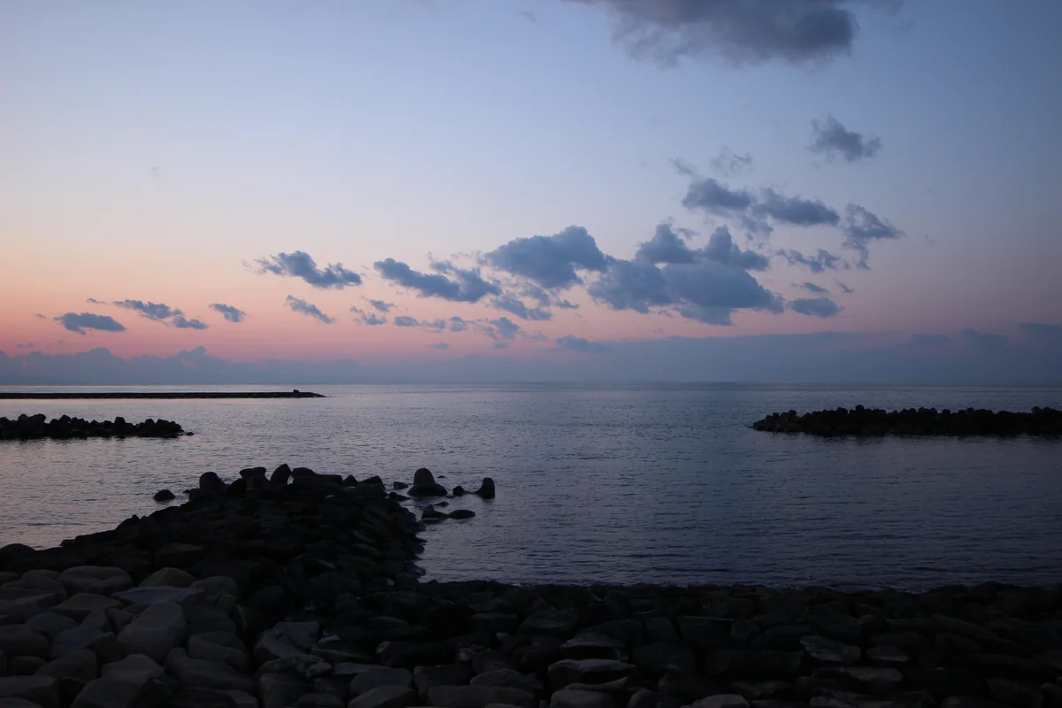 投稿写真：日本海の夕暮れ
