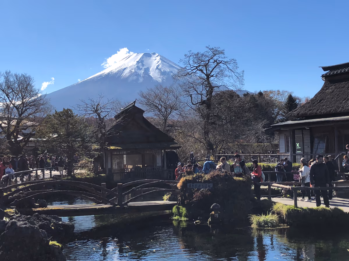 投稿写真：忍野八海から見た富士山