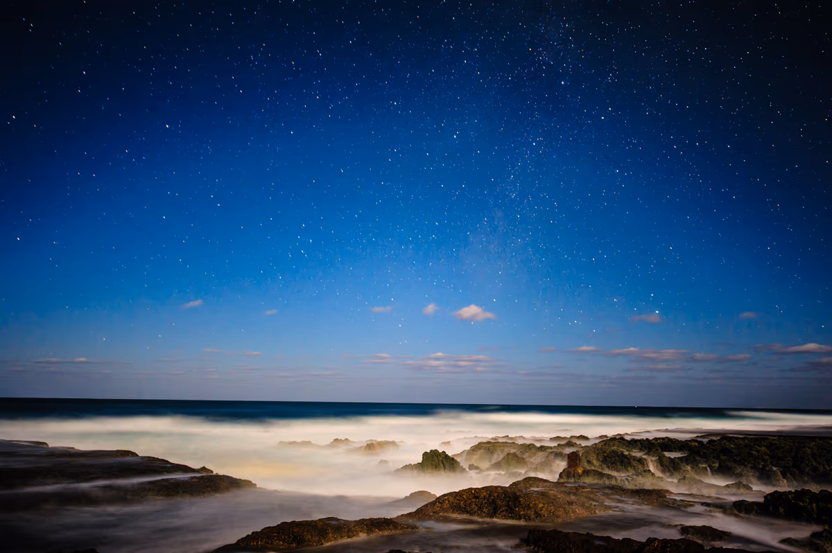 投稿写真：夜の波