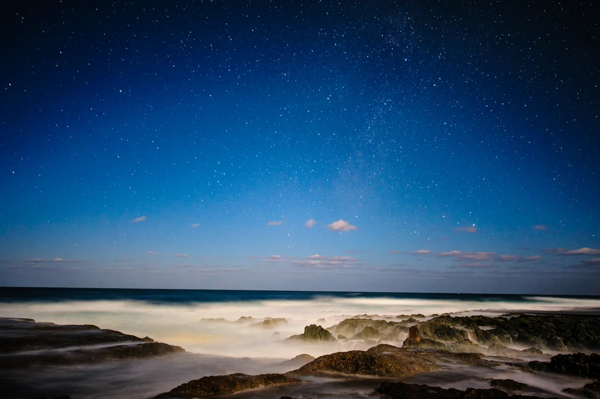 投稿写真：夜の波