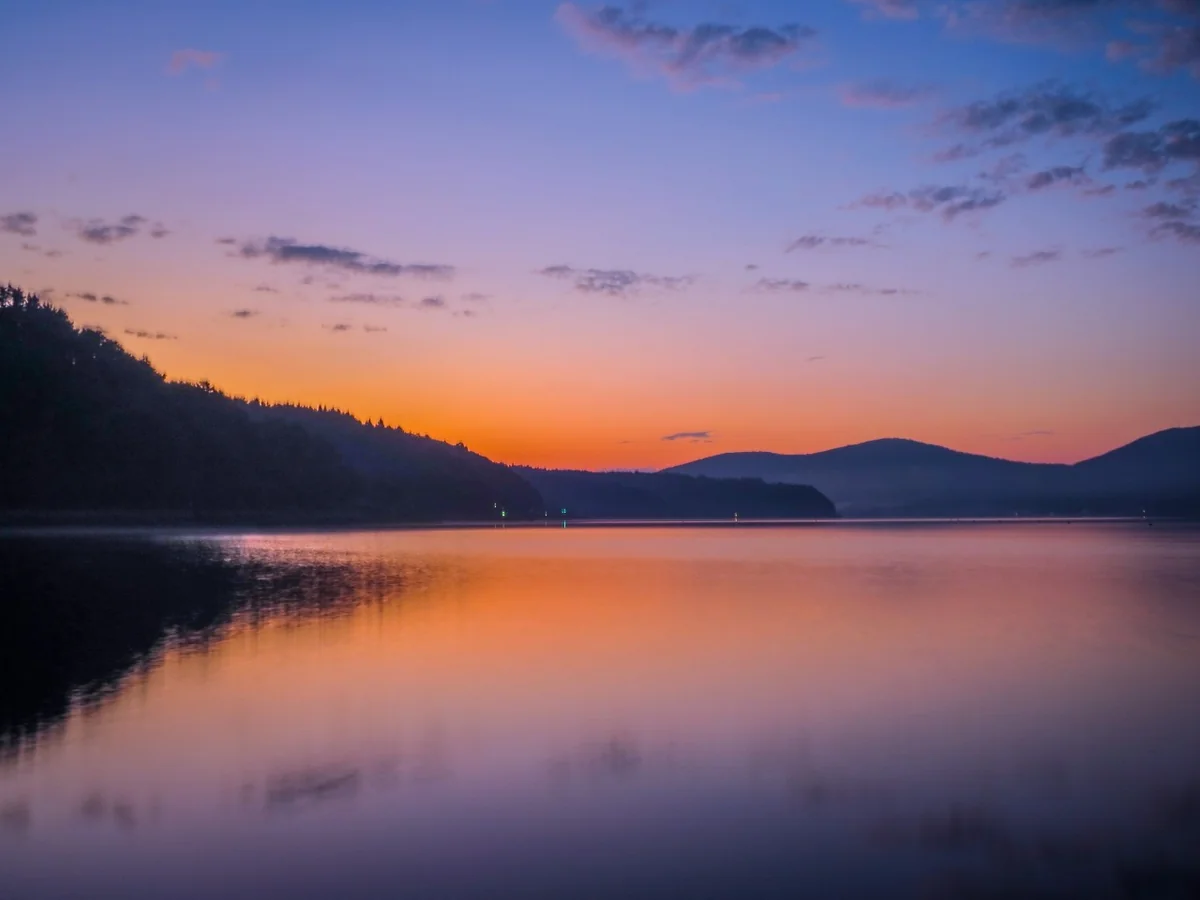 投稿写真：朝焼けリフレクション