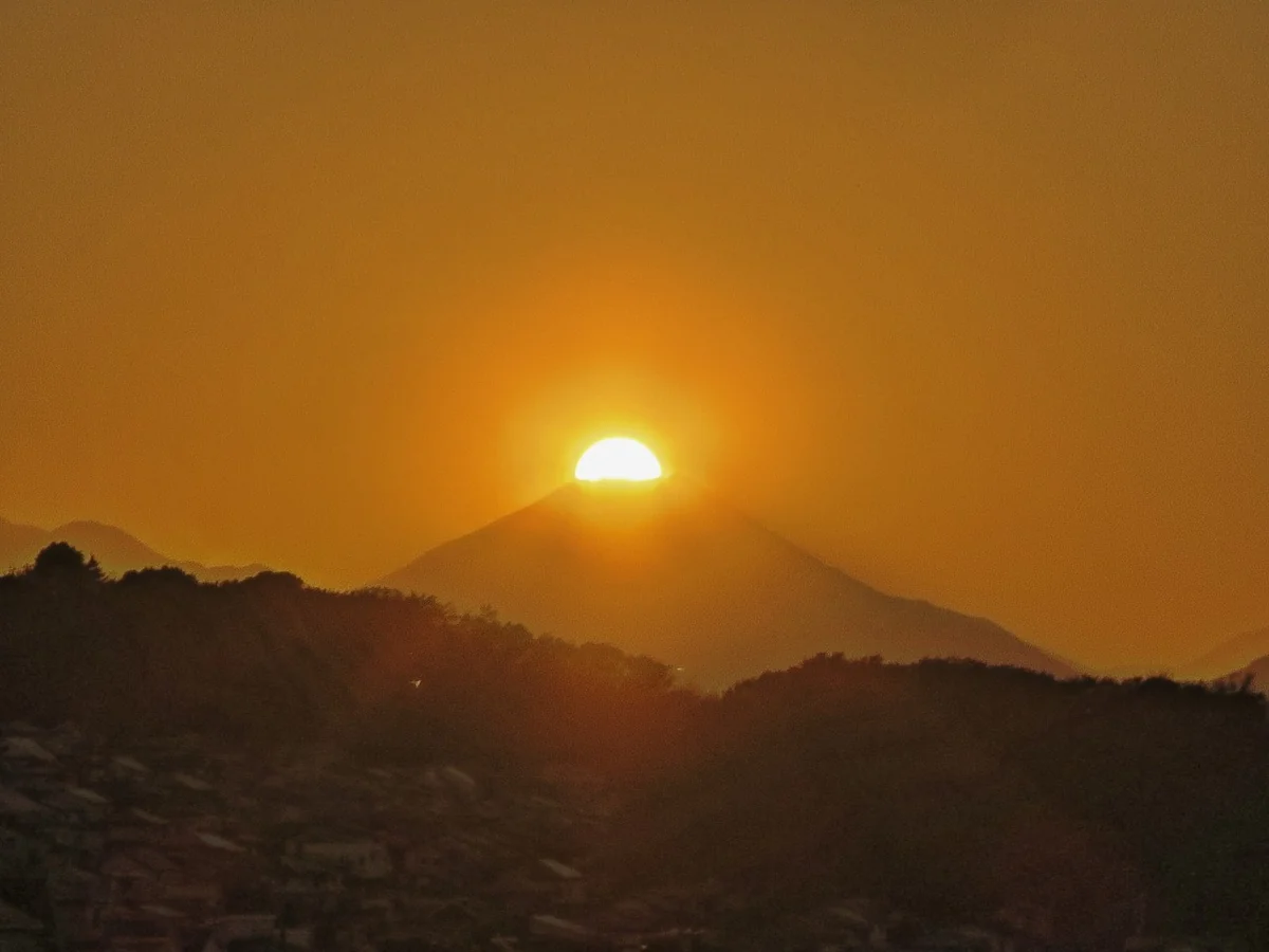 投稿写真：ダイヤモンド富士