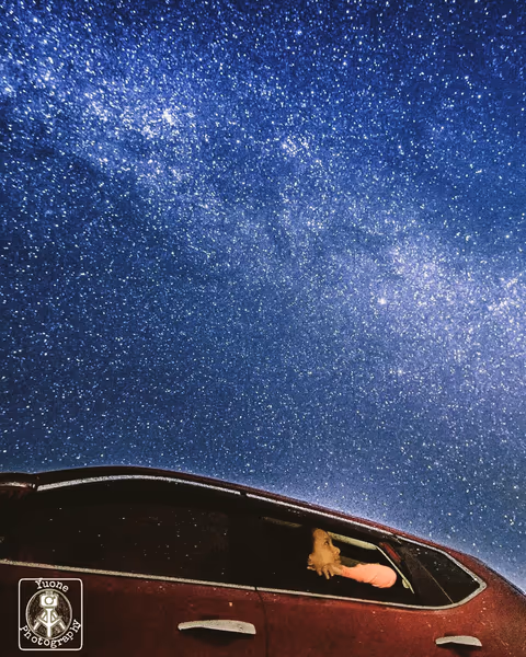 投稿：エクストレイルと星空
