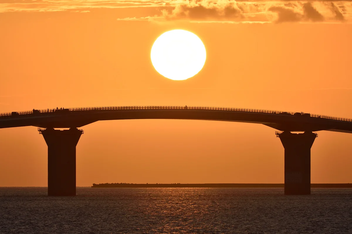 投稿写真：伊良部に沈む夕日