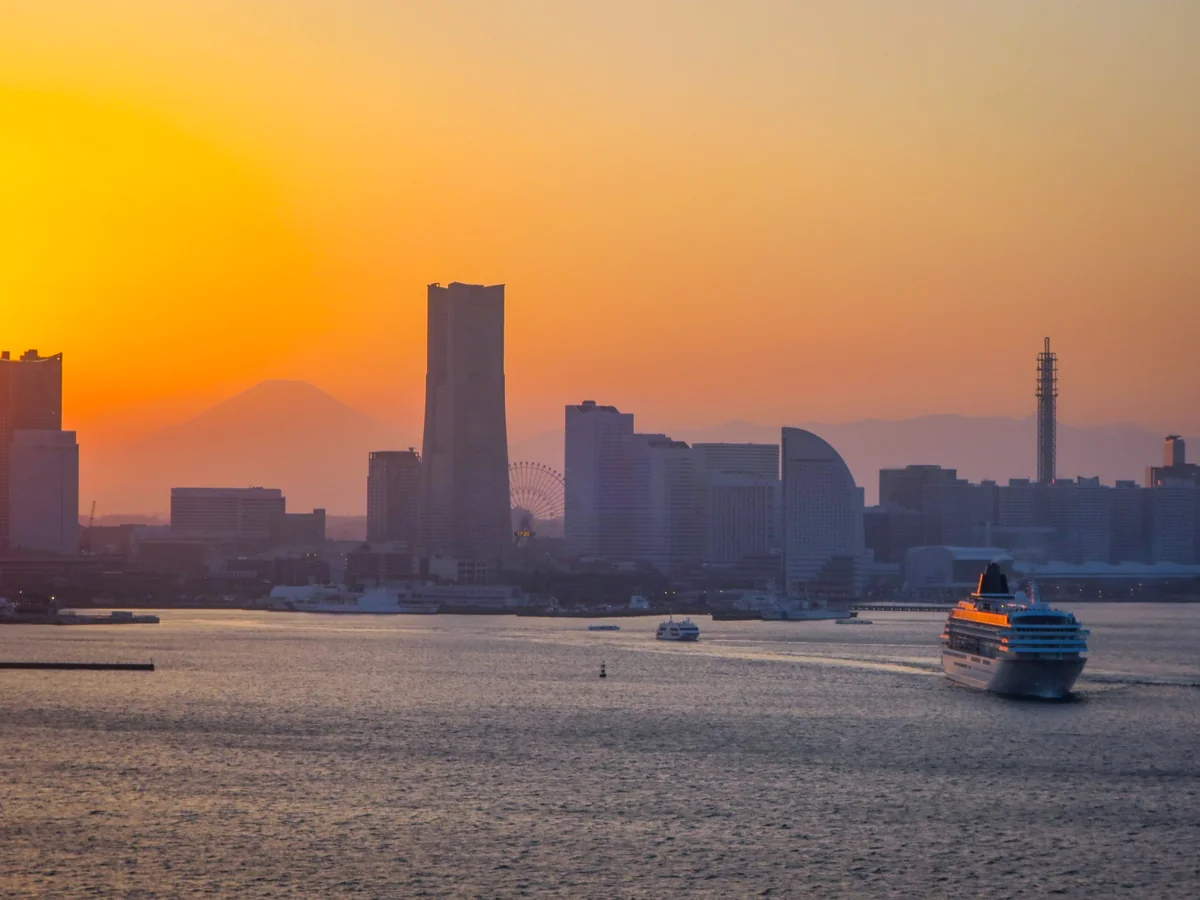 投稿写真：夕富士と飛鳥Ⅱ②