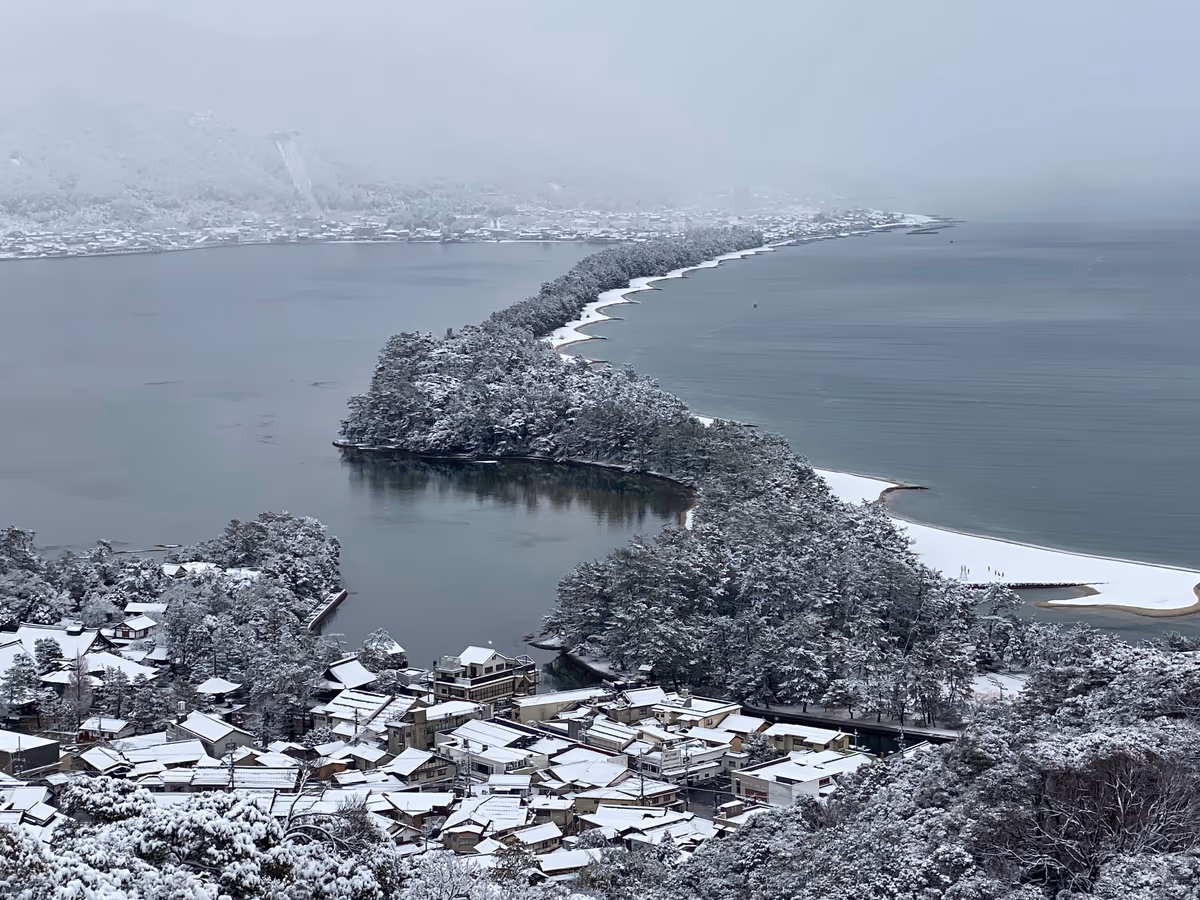 投稿写真：雪の天橋立