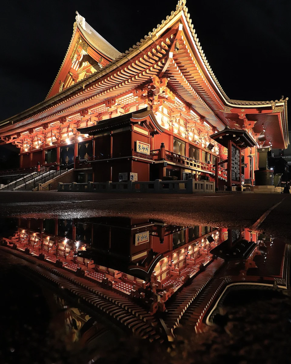 投稿写真：映る浅草寺