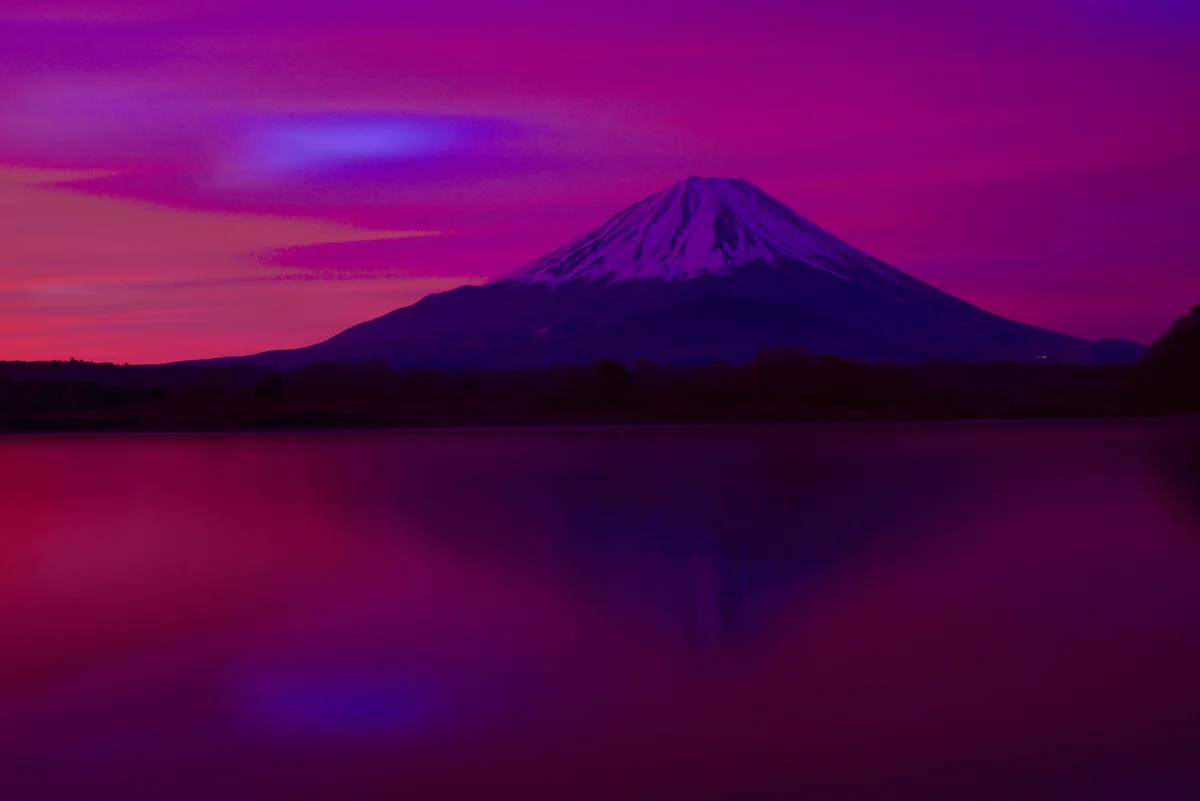 投稿写真：霊峰・富士の朝焼け