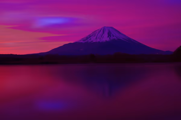 投稿：霊峰・富士の朝焼け