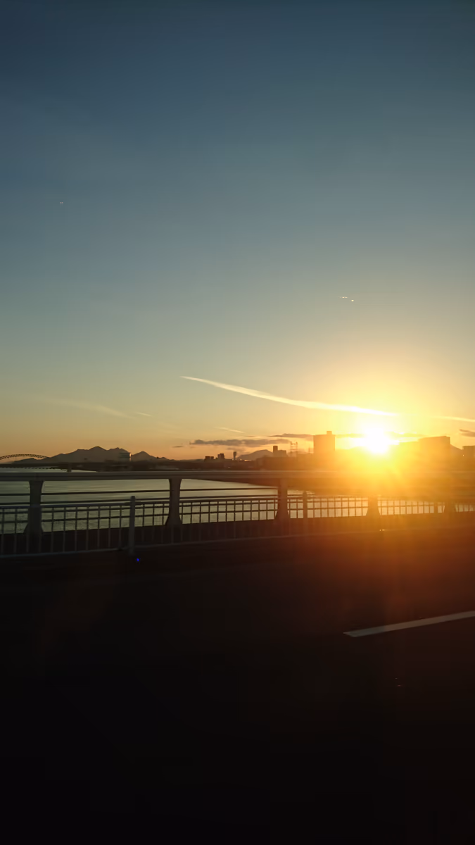 投稿写真：広島の秋の夕焼け