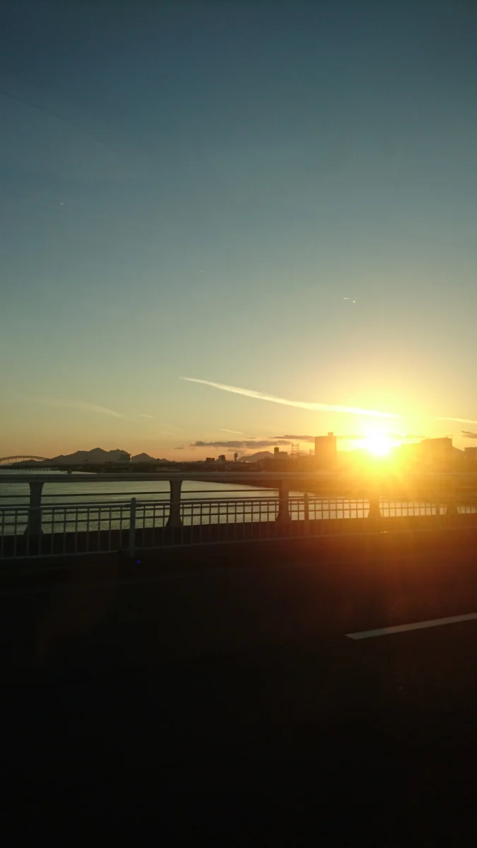 投稿写真：広島の秋の夕焼け