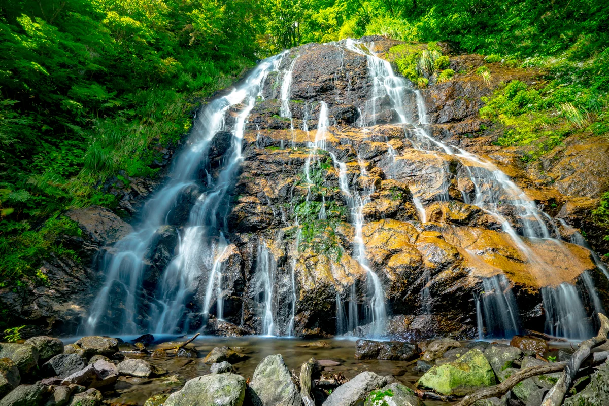 投稿写真：末広がりの瀑布 黒滝