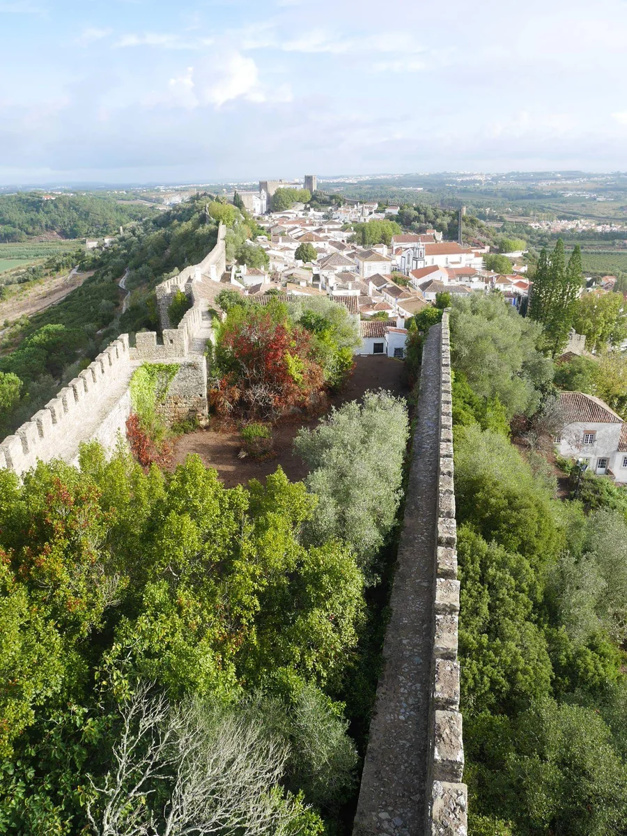 投稿写真：オビドスの城壁を歩く
