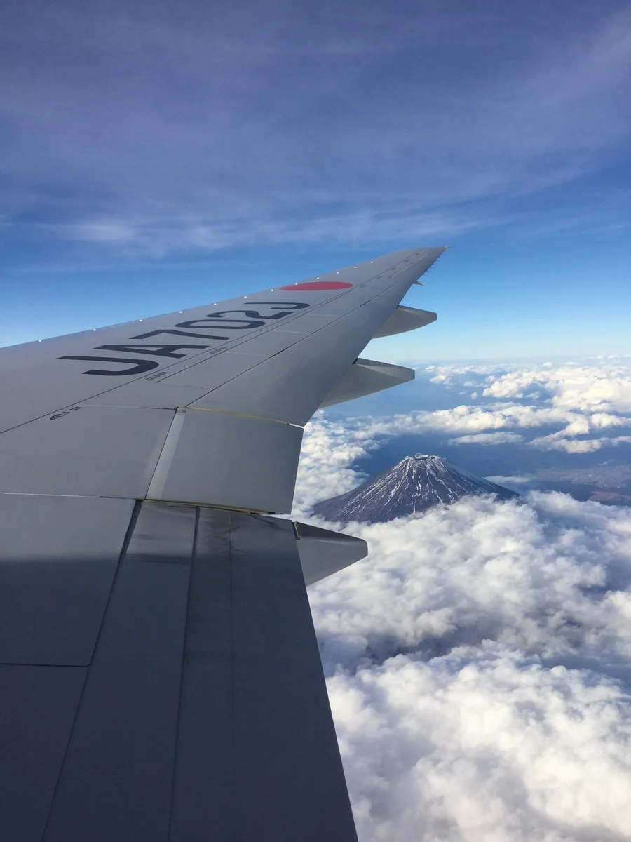投稿写真：機内から