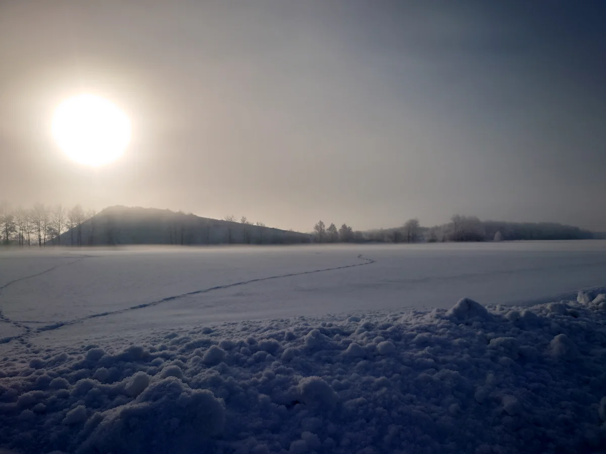 投稿写真：氷点下１９度の朝