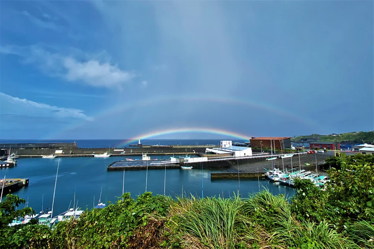 投稿写真：完璧なダブルレインボー