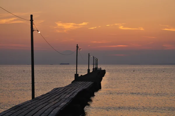 投稿：原岡桟橋夕景